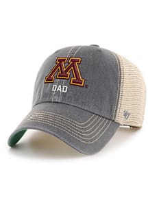 47 Minnesota Golden Gophers Dad Trawler Adjustable Hat - Charcoal