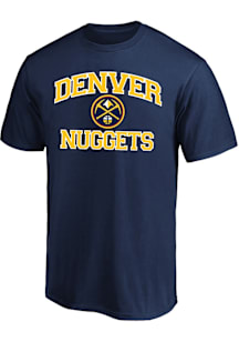 Denver Nuggets Mens Navy Blue Heart and Soul Big and Tall T-Shirt