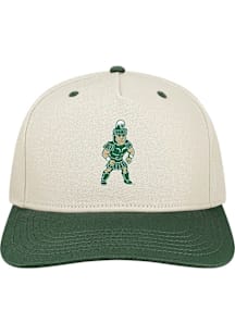 Michigan State Spartans Heritage Sparty Wrestling Adjustable Hat - Natural