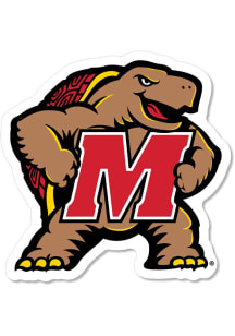 Red Maryland Terrapins 3 Inch Testudo Decal