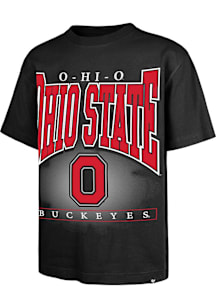 47 Ohio State Buckeyes Black Hot Corner Foundation Short Sleeve Fashion T Shirt