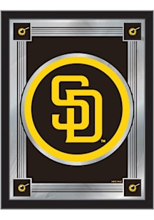San Diego Padres Hanging Back Bar Mirror