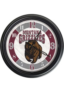 Montana Grizzlies Outdoor LED Wall Clock