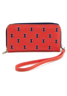 Wristlet Illinois Fighting Illini Womens Wallets - Navy Blue