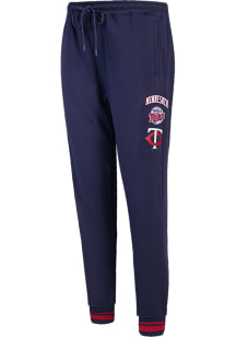 Pro Standard Minnesota Twins Mens Navy Blue Retro Classic Sweatpants