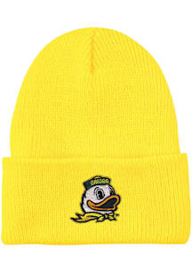 LogoFit Oregon Ducks Yellow North Pole Youth Knit Hat