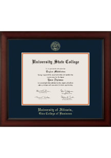 Brown Illinois Fighting Illini Paxton Diploma Frame