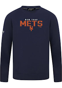 Levelwear New York Mets Navy Blue Mandate Carve Long Sleeve T Shirt