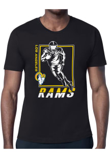 Starter Los Angeles Rams Black Grid Short Sleeve T Shirt