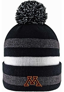 LogoFit Minnesota Golden Gophers Black Primetime Mens Knit Hat