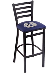 Utah State Aggies Stationary Pub Stool - Black
