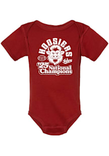 Summit Sportswear Indiana Hoosiers Baby Crimson 2025 College Football National Champions Vintage B..