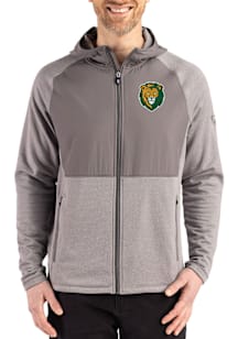 Cutter and Buck Southeastern Louisiana Lions Mens Graphite Peshastin Long Sleeve Full Zip Jacket