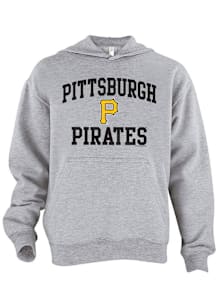 Pittsburgh Pirates Youth Grey #1 Design Long Sleeve Hoodie