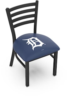 Detroit Tigers Stationary Black Wrinkle Finish Pub Stool - Black