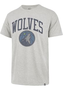 47 Minnesota Timberwolves Ash Outrun Franklin Short Sleeve Fashion T Shirt