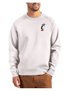 Cutter and Buck Cincinnati Bearcats Mens Grey Roam Long Sleeve Crew Sweatshirt
