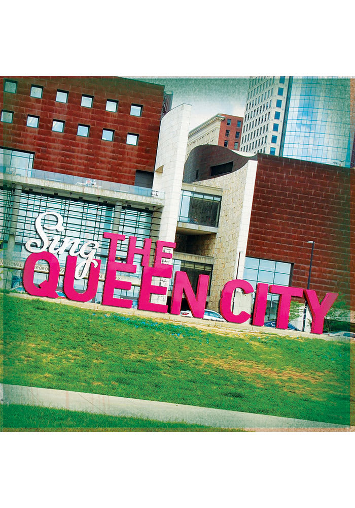 Cincinnati Sing the Queen City Sign 4x4 Coaster