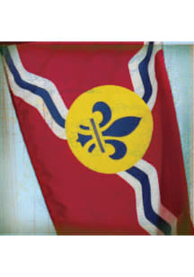 St Louis Flag Stone Tile Coaster