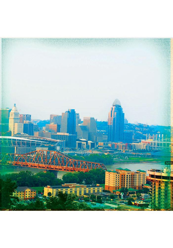 Cincinnati Skyline 4x4 Coaster