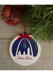 St Louis Mistletoe Arch Ornament