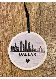 Dallas Ft Worth Skyline Ornament