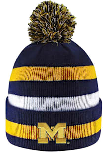 LogoFit Michigan Wolverines Navy Blue Primetime Mens Knit Hat