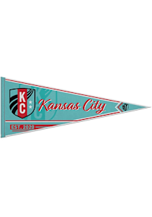 KC Current Line Est. 12x30 Pennant - Teal