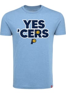 Indiana Pacers Light Blue Yes 'Cers Short Sleeve Fashion T Shirt