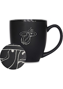 Miami Heat Primary Bistro Ceramic Mug - Black