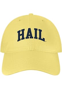 Michigan Wolverines Yellow EZA Twill Side Patch Adjustable Hat