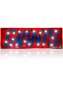 New York Giants Lighted Recycled Metal Street Sign Marquee Sign
