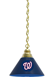 Washington Nationals Single Gold Billiard Lamp