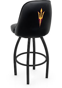 Arizona State Sun Devils Pitchfork Padded Swivel Pub Stool - Black