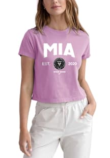 Inter Miami CF Womens Pink Montauk Short Sleeve T-Shirt