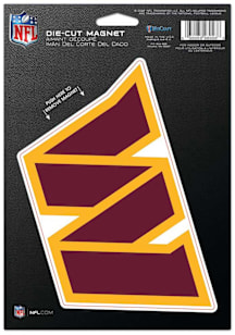 Washington Commanders Die Cut Logo Car Magnet - Burgundy