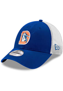 New Era Denver Broncos GCP 9FORTY Trucker Adjustable Hat - Blue