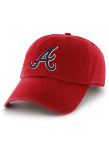 47 Atlanta Braves Clean Up Adjustable Hat - Red