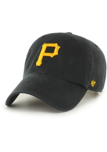 47 Pittsburgh Pirates Clean Up Adjustable Hat - Black