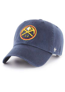 47 Denver Nuggets Clean Up Adjustable Hat - Navy Blue