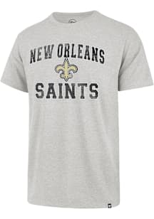 47 New Orleans Saints Grey Union Arch Franklin Short Sleeve Fashion T Shirt