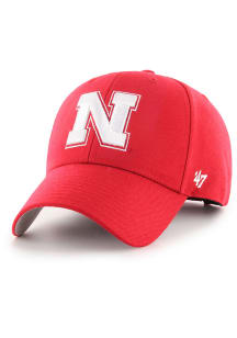 47 Red Nebraska Cornhuskers MVP Adjustable Hat
