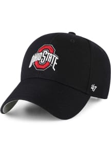 47 Black Ohio State Buckeyes MVP Adjustable Hat