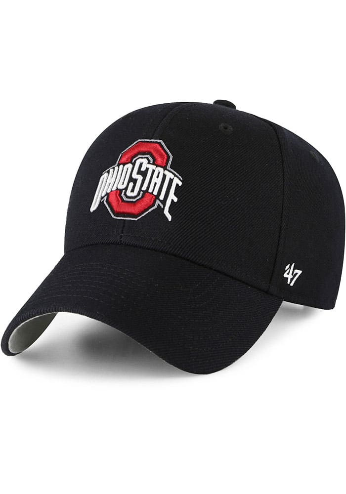 47 Ohio State Buckeyes MVP Adjustable Hat - Black