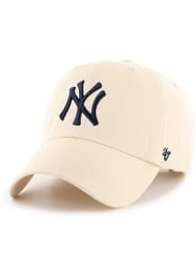 47 New York Yankees Clean Up Adjustable Hat - Natural
