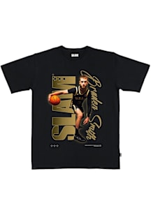 Braden Smith  Purdue Boilermakers Black  Basketball Signature Short Sleeve T Shirt