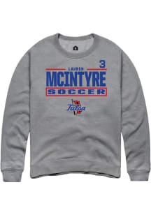 Lauren McIntyre Rally Mens Graphite Tulsa Golden Hurricane NIL Stacked Box Player Crew