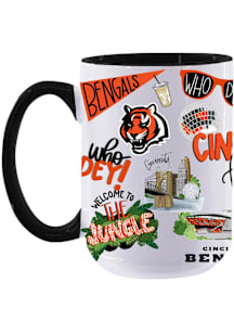 Cincinnati Bengals Cheer Ceramic Mug Ceramic Mug - Black