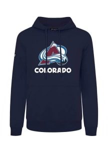 Levelwear Colorado Avalanche Mens Navy Blue Podium Home Turf Long Sleeve Hoodie