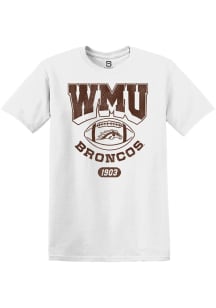 Western Michigan Broncos White Summit Sportswear Football White Out Short Sleeve T Shirt